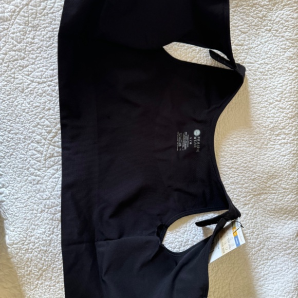 Prairie Wear HUGGER PRIMA Women L Large 38-40 Black Stretch Compression Zip Bra - Picture 5 of 15